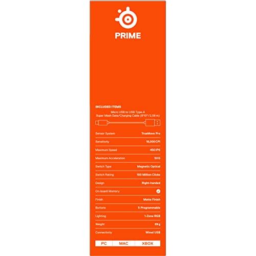 SteelSeries Prime - Esports Performance Gaming Mouse