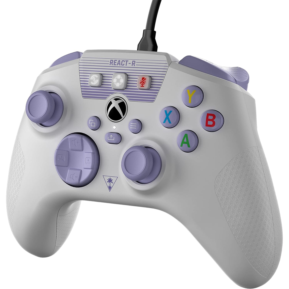 Turtle Beach React-R Controller White/Purple - Xbox and PC