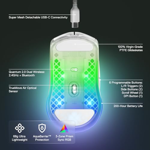 SteelSeries Aerox 5 Wireless Gaming Mouse