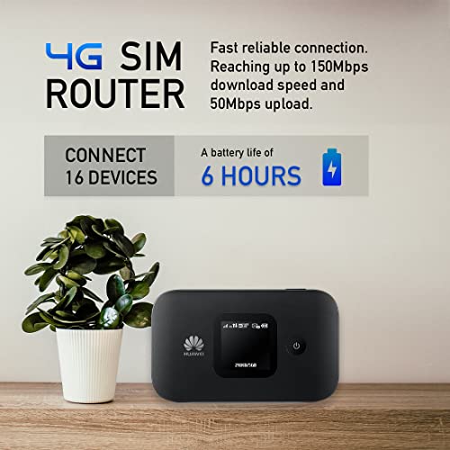 Huawei E5576, CAT 4, Portable 4G Low Cost Travel Wi-Fi