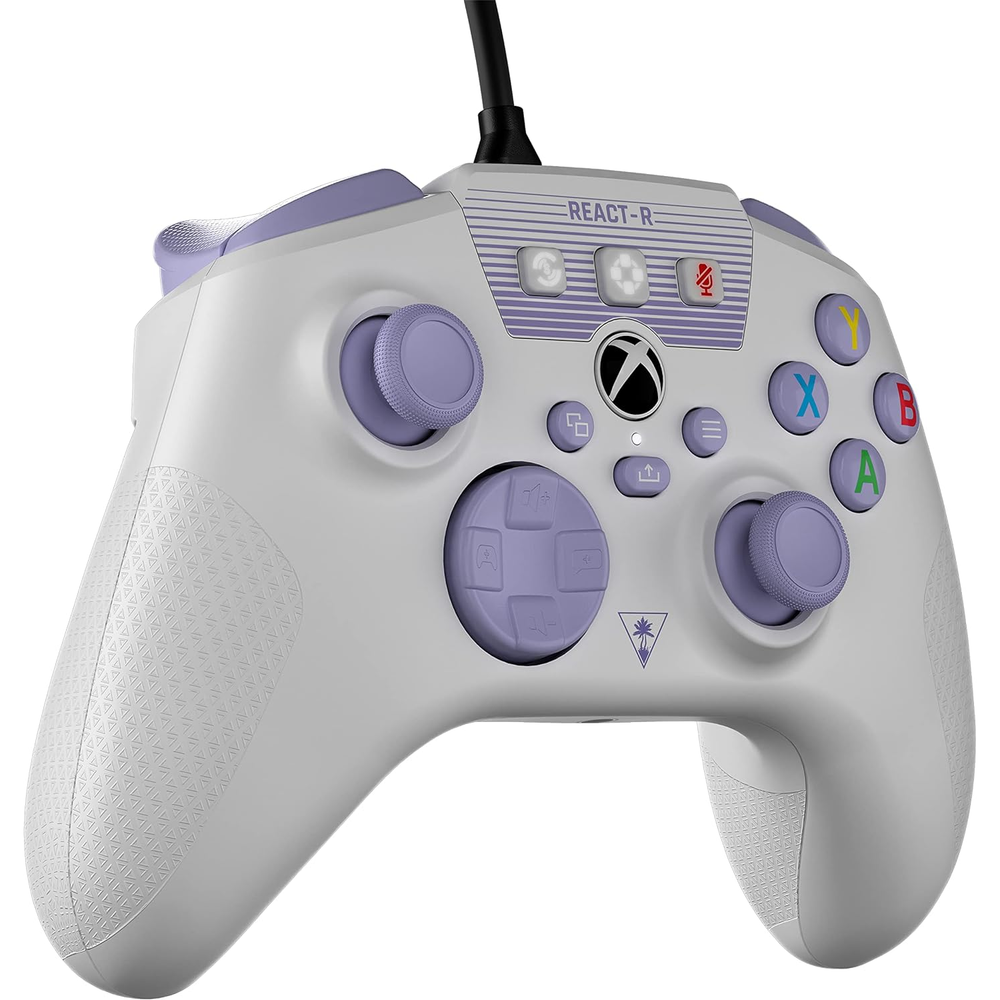 Turtle Beach React-R Controller White/Purple - Xbox and PC