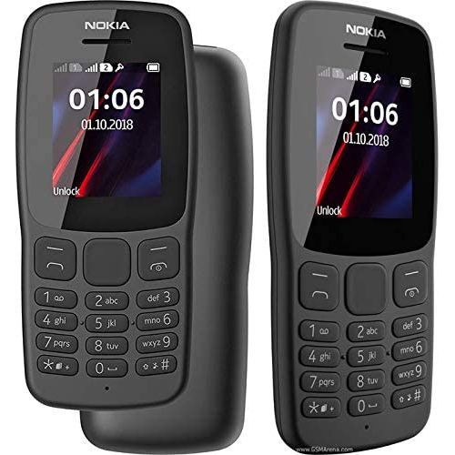 Nokia 106 all carriers 4GB Dual Sim 2018 Dark Grey