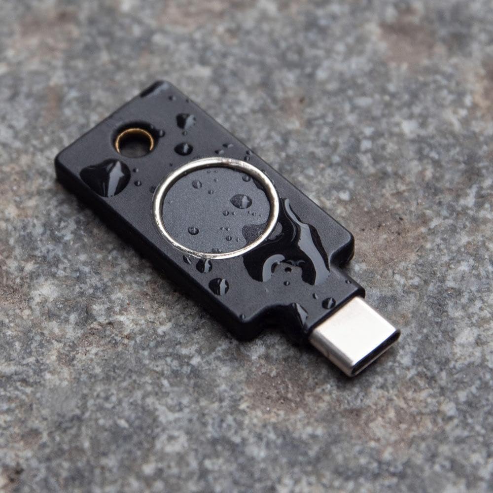 Yubico YubiKey C Bio FIDO Edition USB-C Security Key for Two-Factor authentication (2FA)