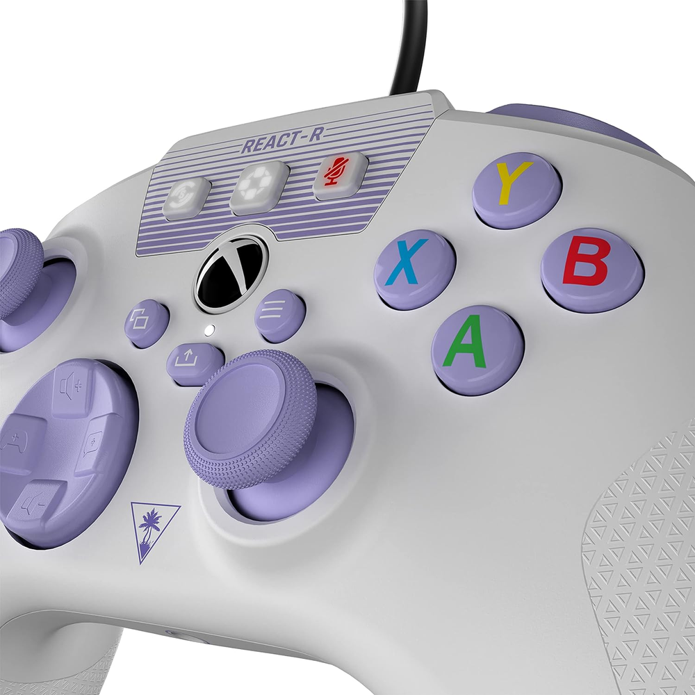 Turtle Beach React-R Controller White/Purple - Xbox and PC