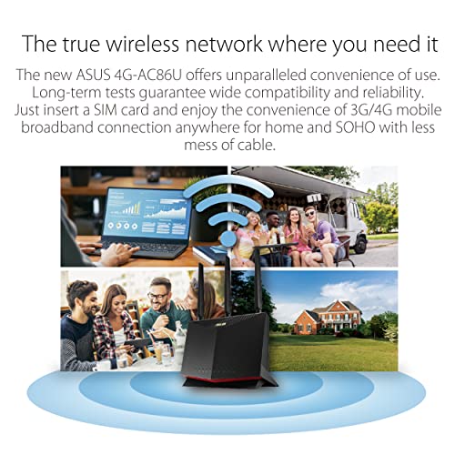 ASUS Dual-Band AC750 LTE Modem Router