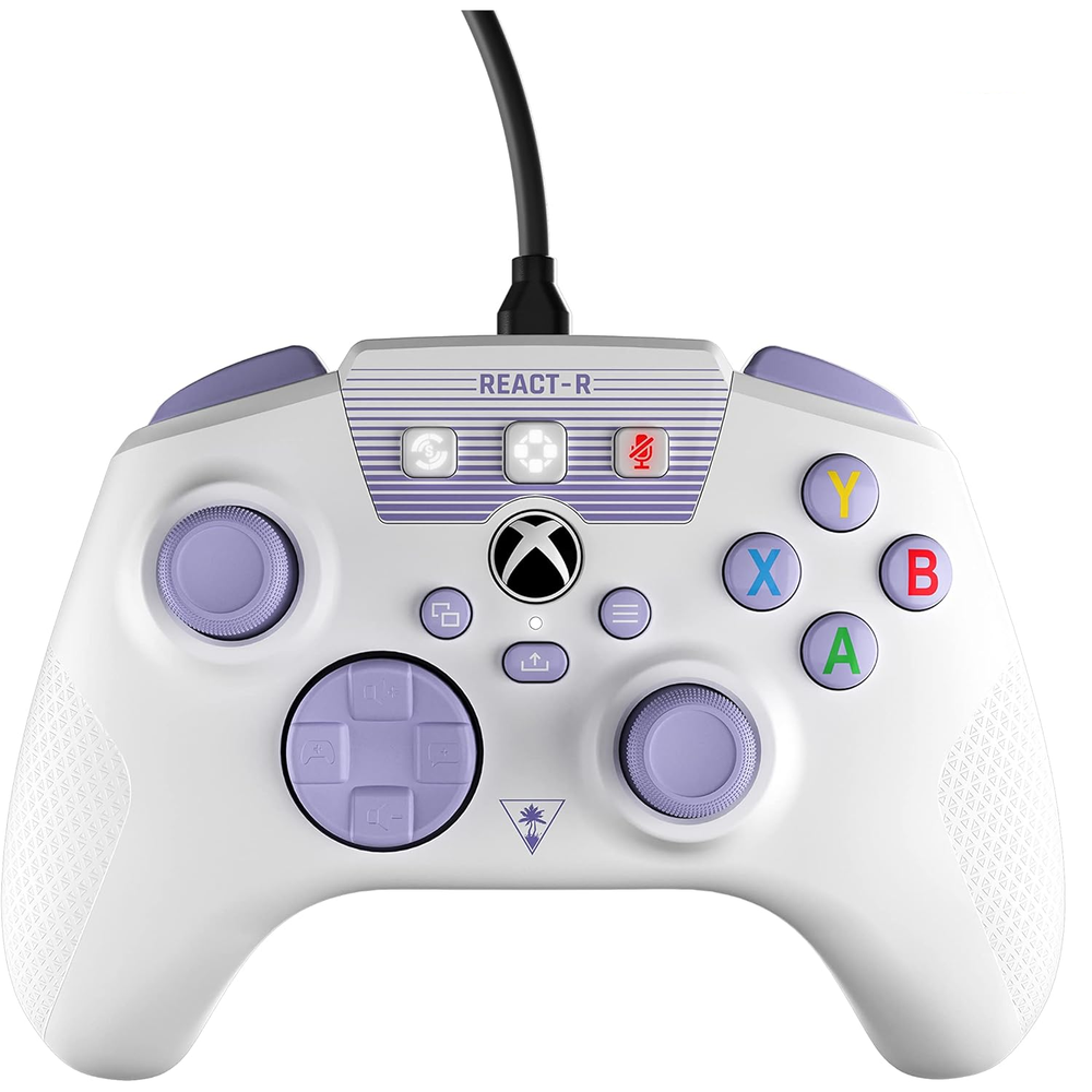 Turtle Beach React-R Controller White/Purple - Xbox and PC