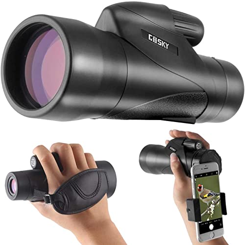 Gosky 12x55 High Definition Monocular Telescope and Fast Smartphone