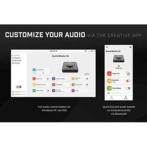 Creative Sound Blaster X3 Hi-res External USB DAC and Amp Sound Card