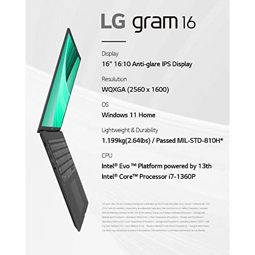 LG gram 16 inch 17 inch ultra-lightweight laptop