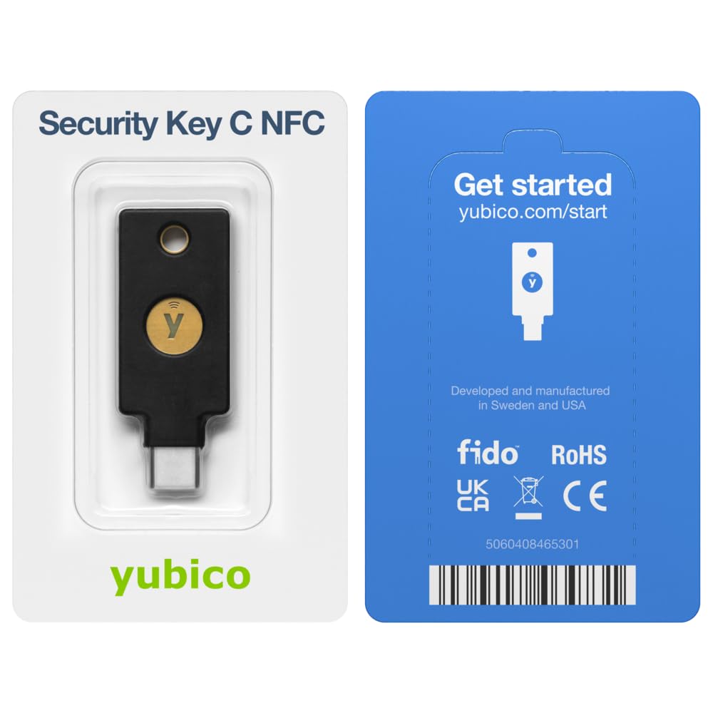 Yubico Security Key C NFC for Two-Factor authentication (2FA)