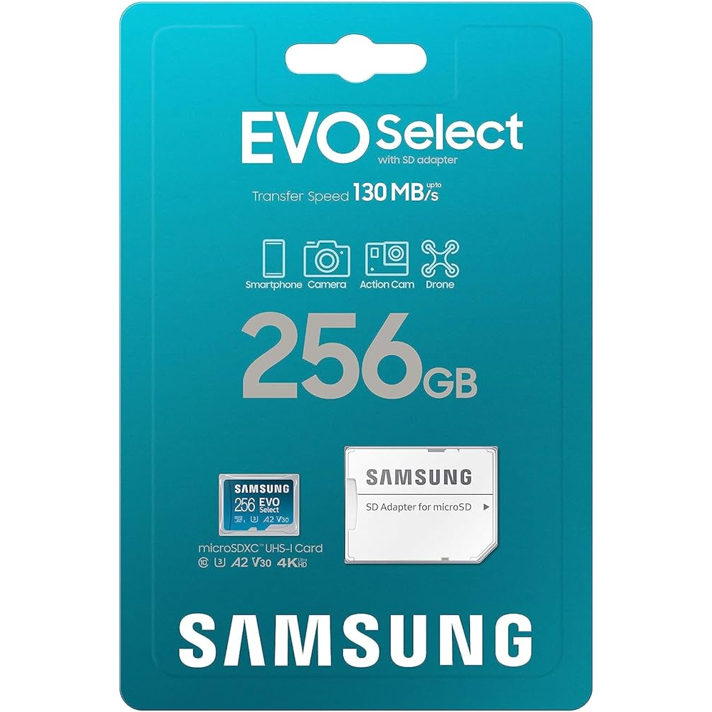 SAMSUNG 256GB SD Card EVO Select